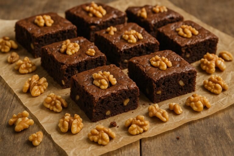 Recette Brownies aux Noix