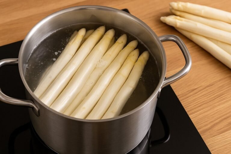 Temps de cuisson asperges blanches à l'eau