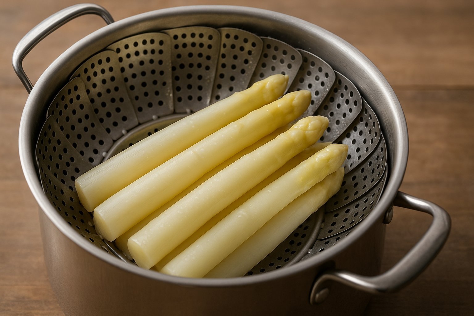 Temps de cuisson asperges blanches vapeur