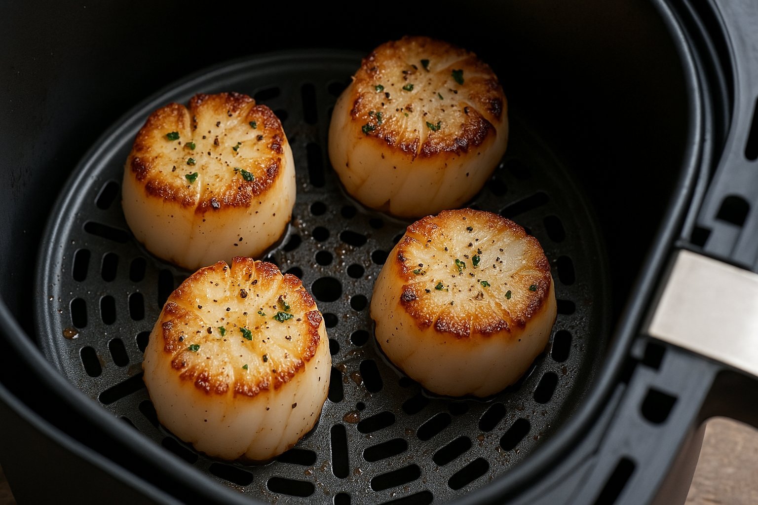 Temps de cuisson saint-jacques au air fryer