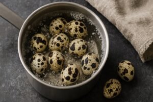 Temps de cuisson d'œuf de caille