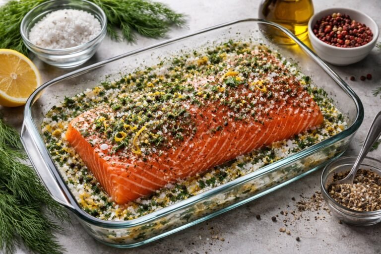 Combien de temps faire mariner le saumon gravlax