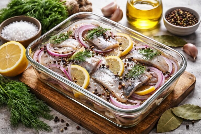 Comment faire des harengs marinés