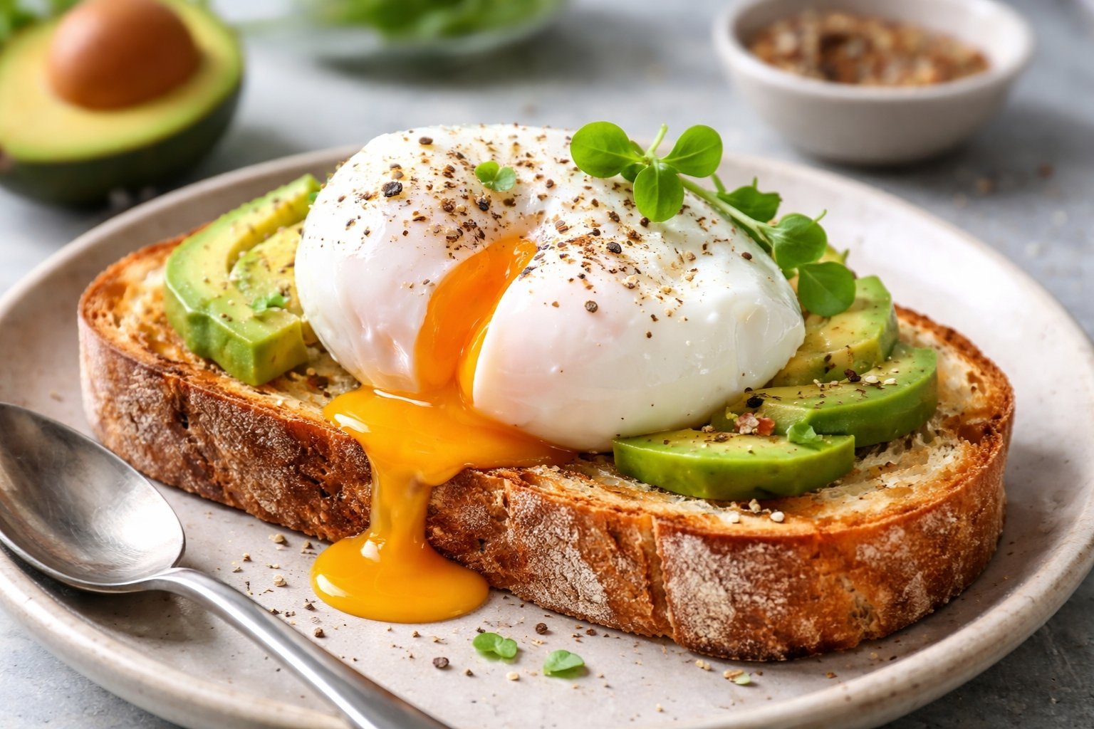 Œuf poché le temps de cuisson