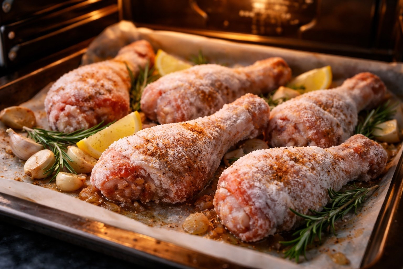 Temps de cuisson cuisses de poulet congelé au four