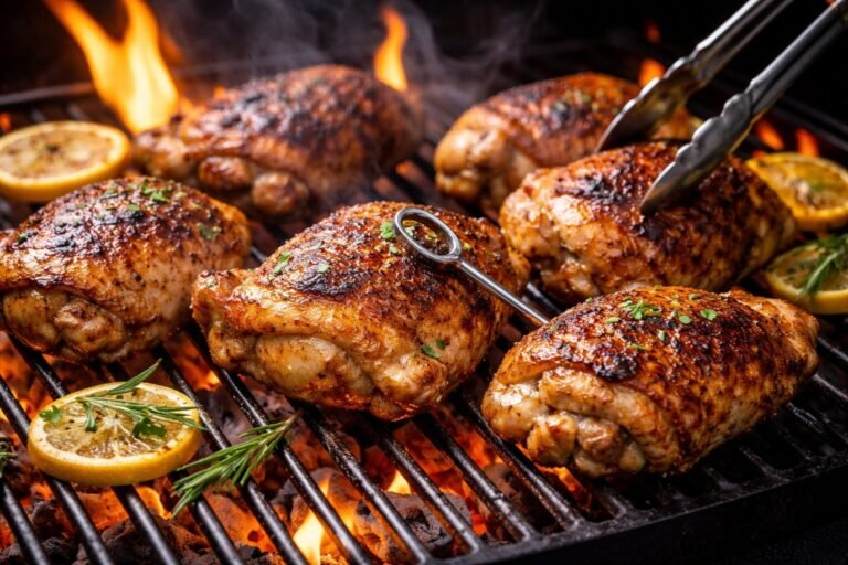 Temps de cuisson haut de cuisse de poulet au barbecue