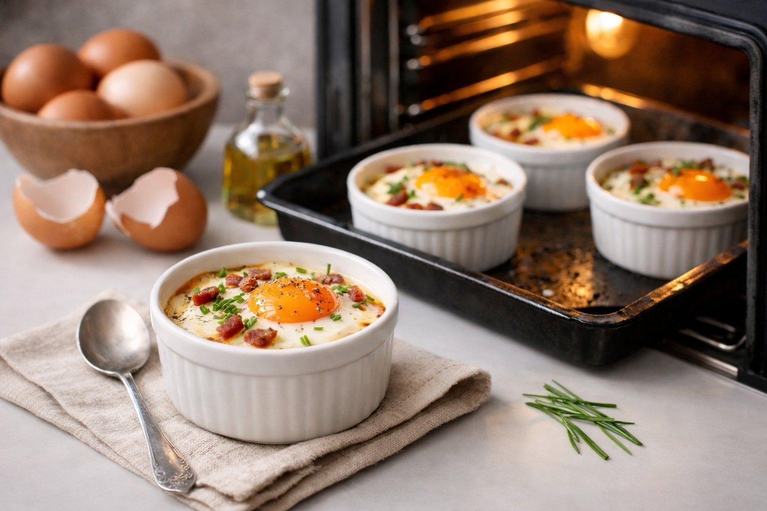 Temps de cuisson oeuf cocotte au four