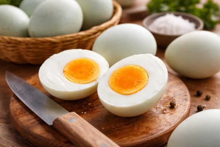 Temps de cuisson œuf de cane dur