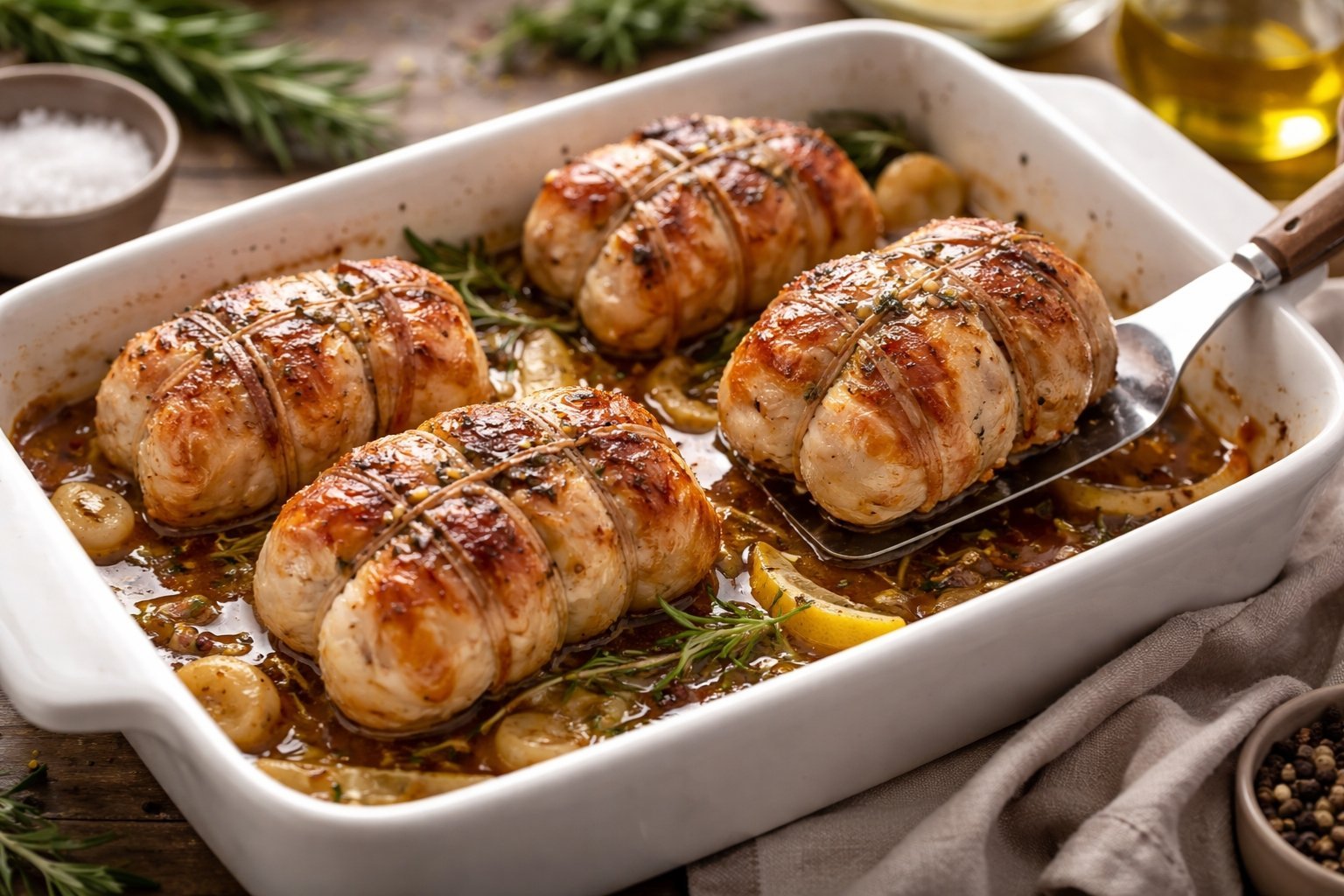 Temps de cuisson paupiettes de poulet au four