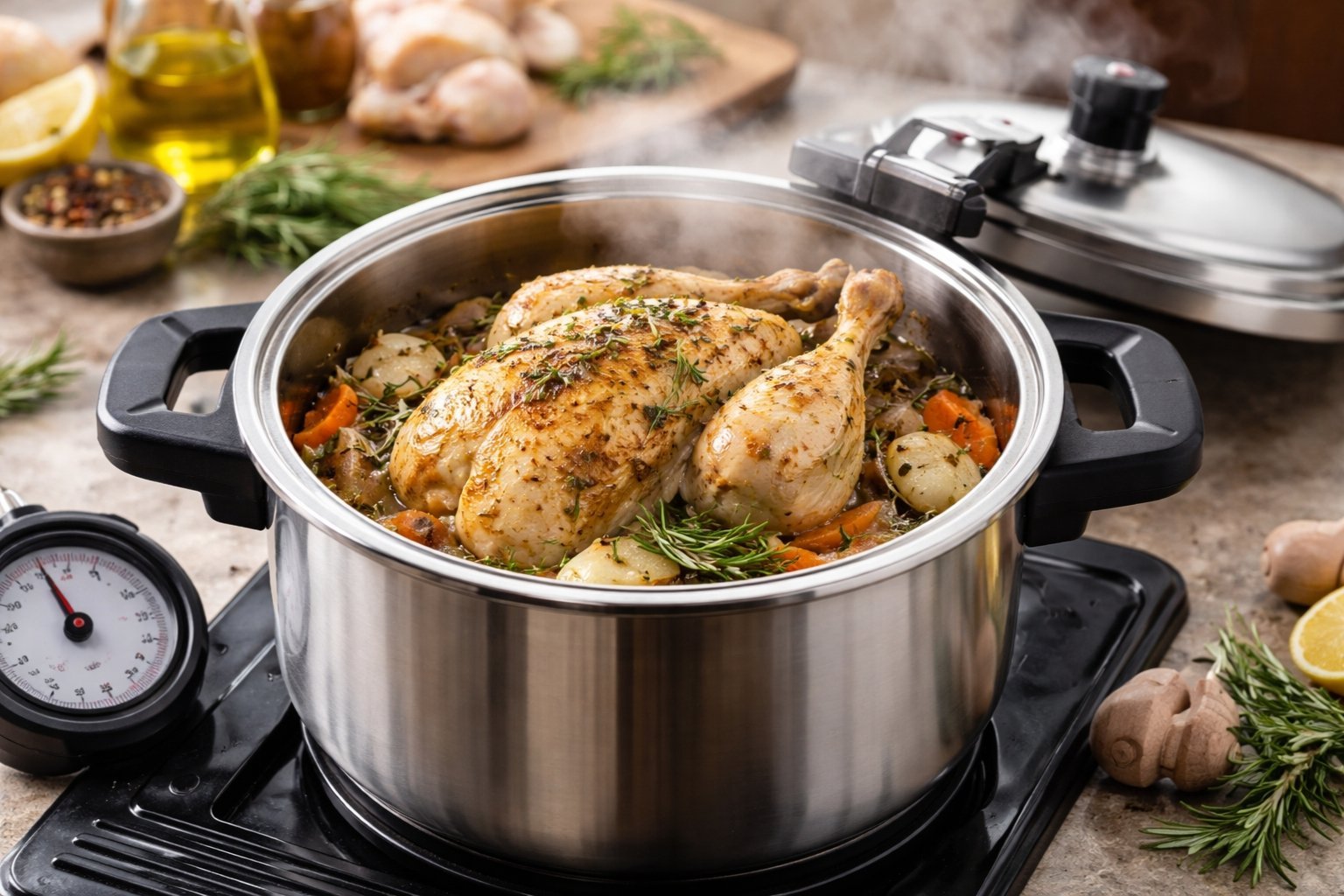 Temps de cuisson poulet cocotte minute