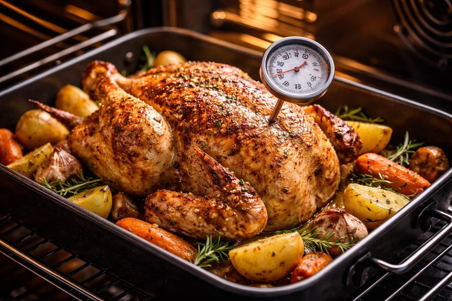 Temps de cuisson poulet rôti