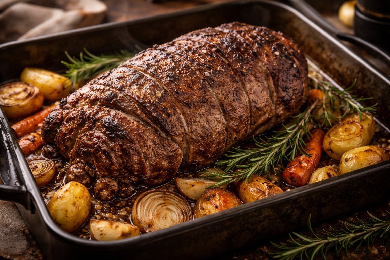 Temps de cuisson rôti de sanglier au four sans marinade