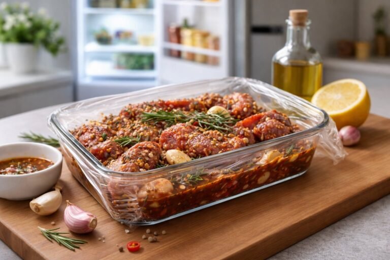 Viande marinée combien de temps au frigo