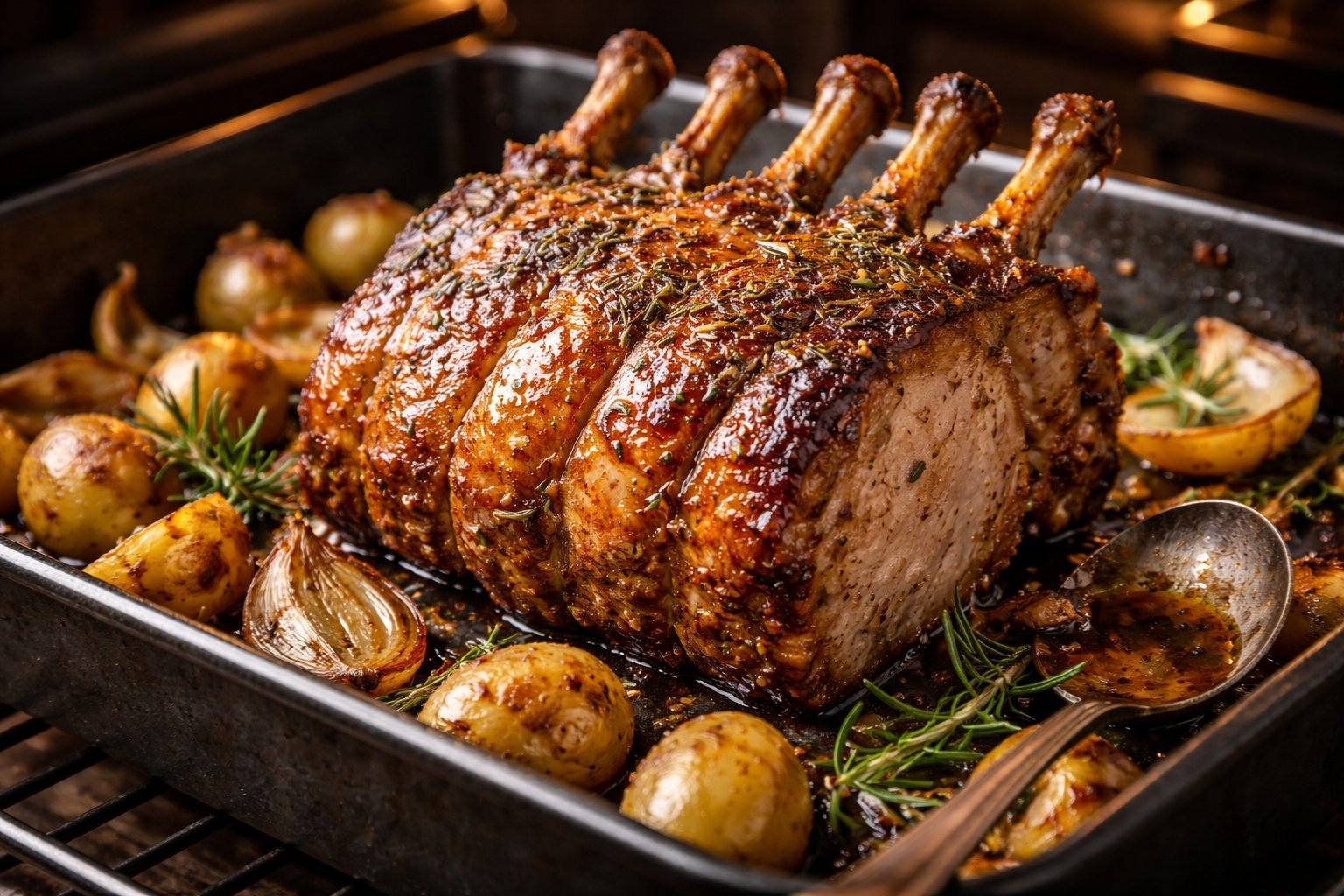 Temps de cuisson carré de porc au four avec et sans os