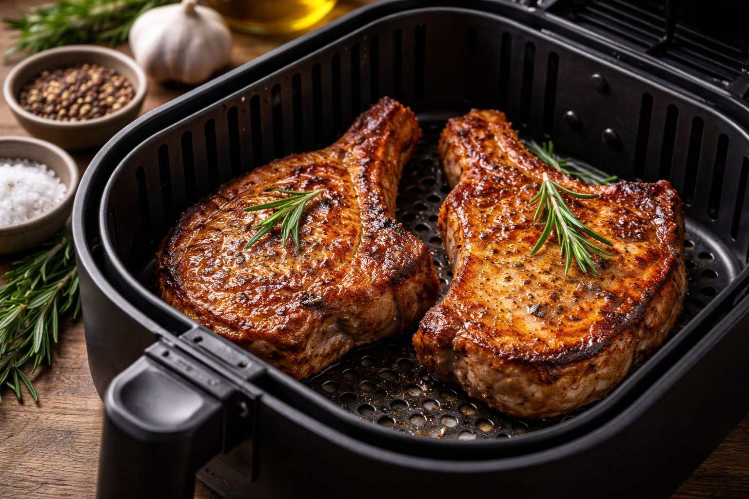 Temps de cuisson côtelette de porc airfryer