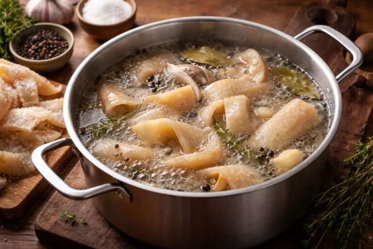 Temps de cuisson couenne de porc à l'eau