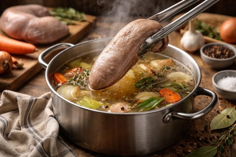 Temps de cuisson langue de porc au court bouillon