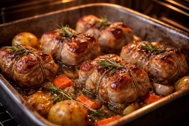 Temps de cuisson paupiette de porc au four