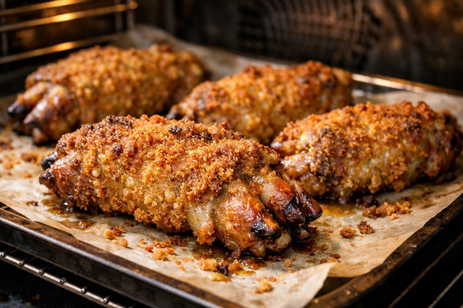 Temps de cuisson pied de porc pané au four