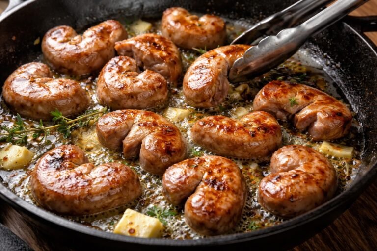 Temps de cuisson rognon de porc à la poêle