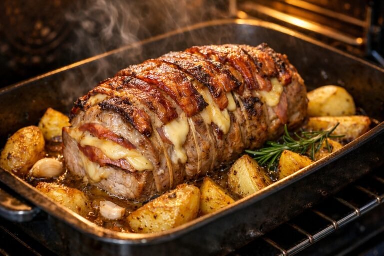 Temps de cuisson rôti de porc Orloff au four : 500g 600g 800g