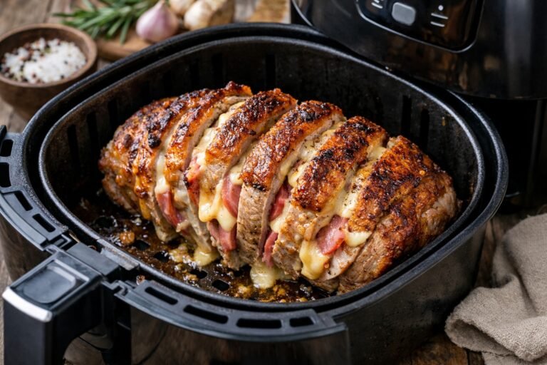 Temps de cuisson rôti de porc Orloff air fryer