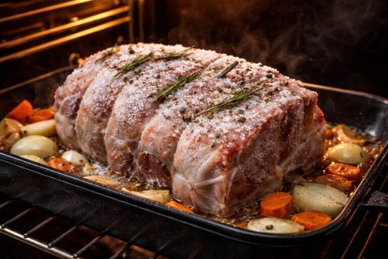 Temps de cuisson rôti de porc congelé au four