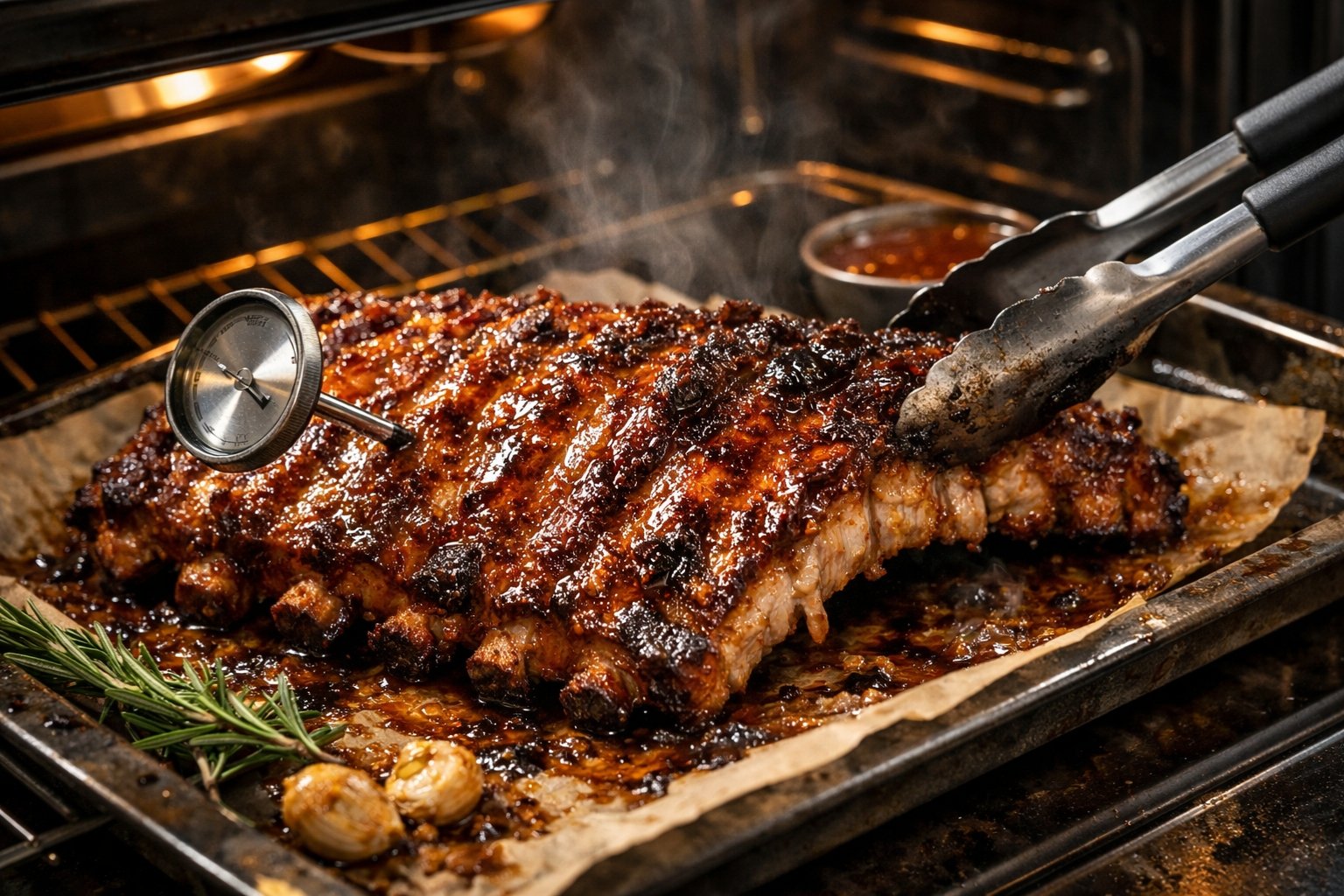 Travers de porc au four le temps de cuisson